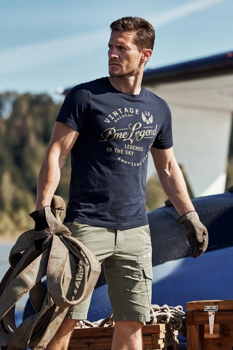 PME legend short sleeve r-neck single jersey